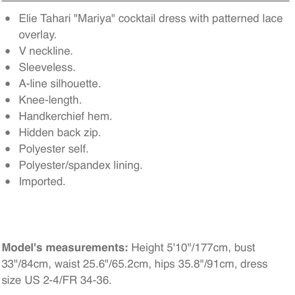 NWT Elie Tahari Mariya Dress - Picture 8 of 16